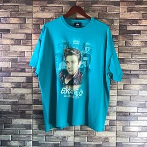 EUC Elvis Graceland 2017 Teal T-Shirt 2XL